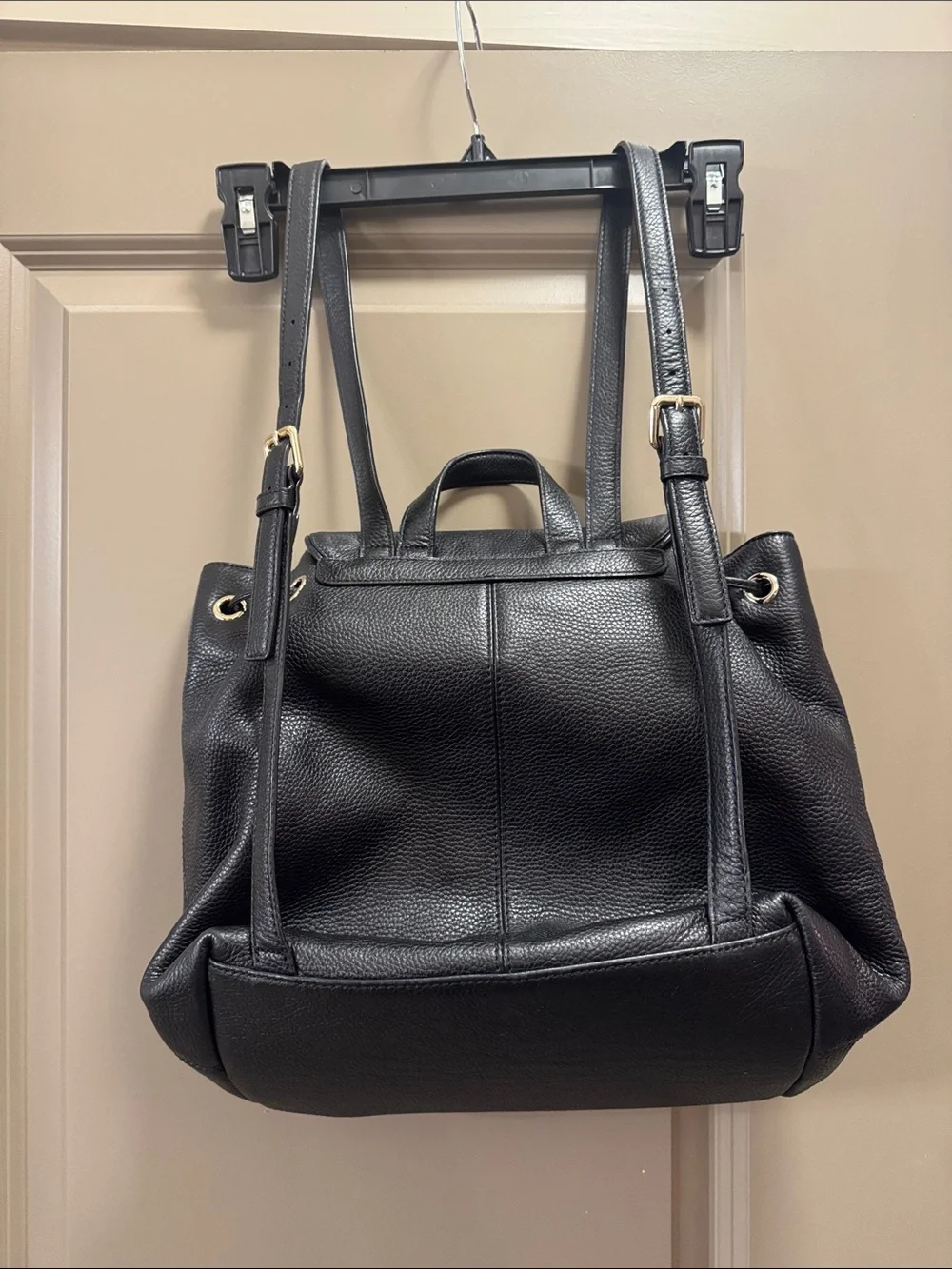 Like new Kate Spade Breezy Mulberry Street Black Leather Backpack